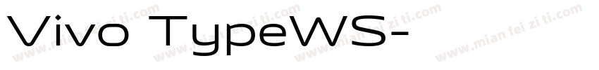 Vivo TypeWS字体转换